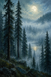 Forest Painting – Atmospheric