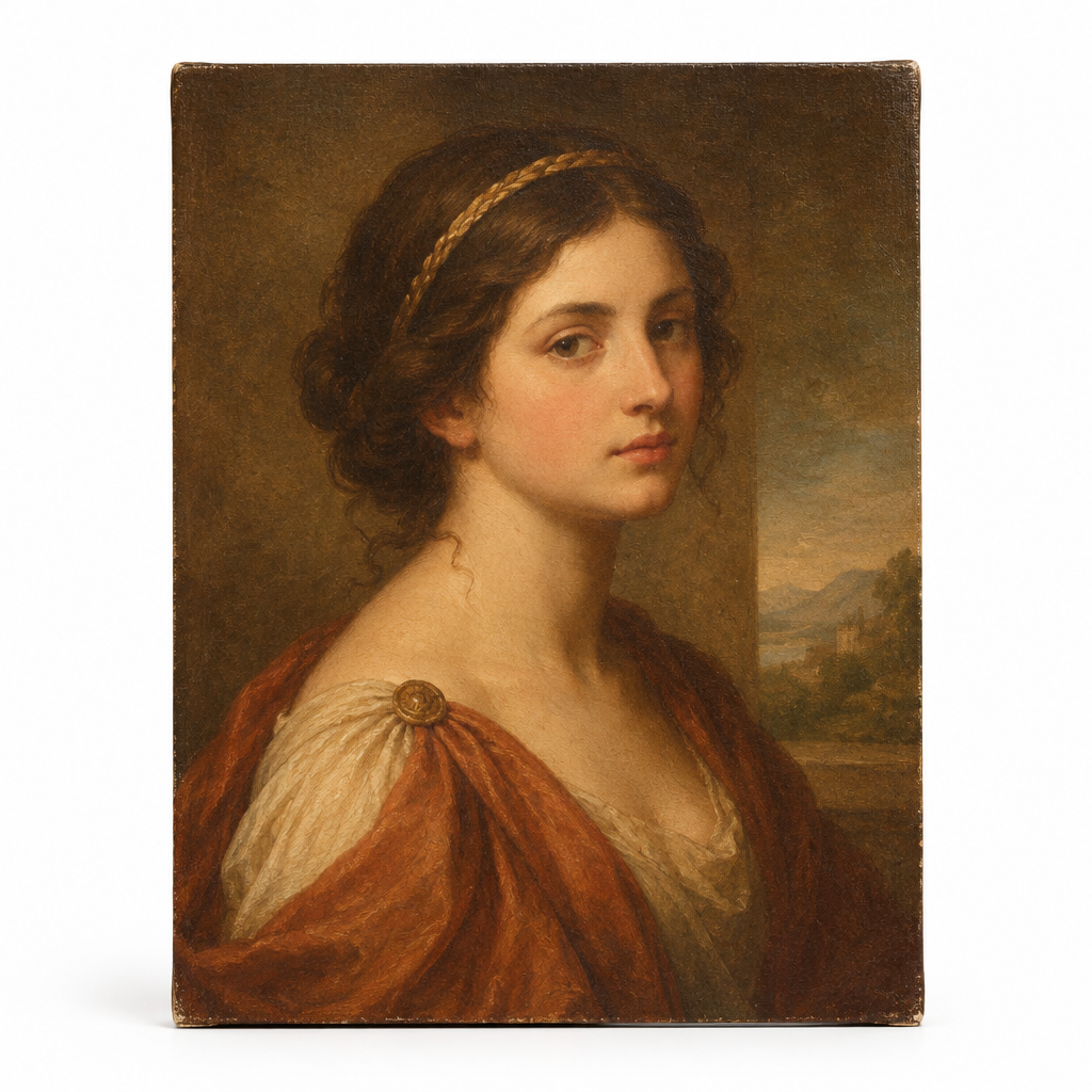 Vintage Portrait Painting